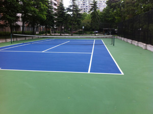 Brampton Ontario Tennis Court