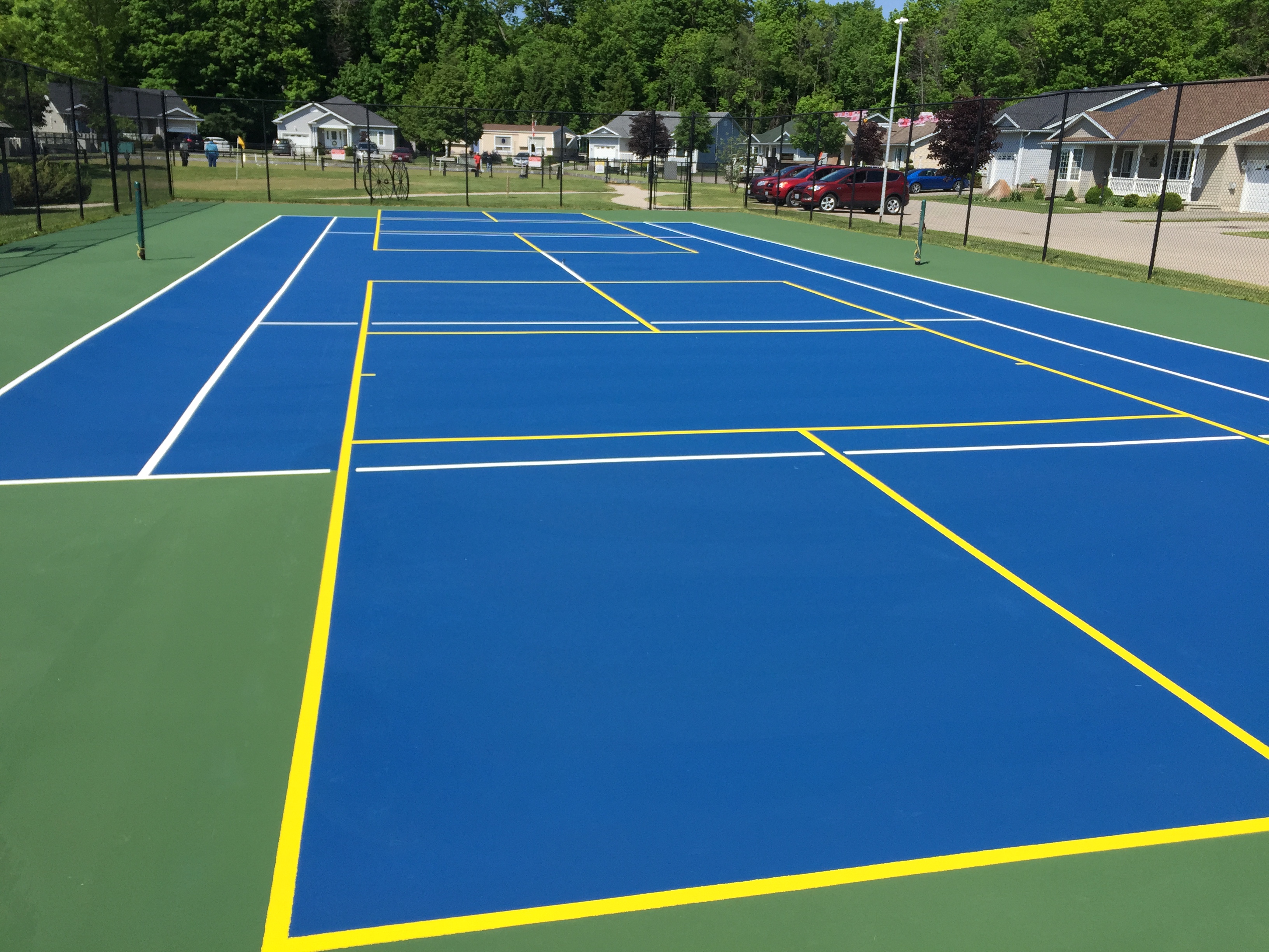 Do pickeball lines on tennis courts bother you? Talk Tennis